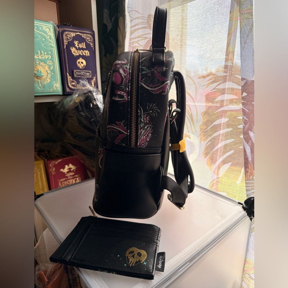 Loungefly Disney Villains Mini Backpack and Wallet Set - Picture 6 of 9